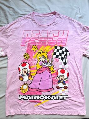 Princess Peach MarioKart Tee (Unisex) • Pink